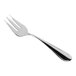 A Fortessa Ringo stainless steel serving fork with a silver handle.