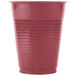 Creative Converting 28312281 16 oz. Burgundy Plastic Cup - 240/Case Main Thumbnail 2