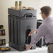 Cambro Camtainer 11.75 Gallon Black Insulated Beverage Dispenser with ...
