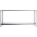 Regency 24" x 72" 14-Gauge 304 Stainless Steel Poly Top Table with 3/4" Thick Poly Top and Undershelf Main Thumbnail 4