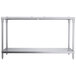 Regency 24" x 60" 14-Gauge 304 Stainless Steel Poly Top Table with 3/4" Thick Poly Top and Undershelf Main Thumbnail 4