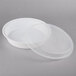Pactiv Newspring NC948 48 oz. White 9" x 1 3/4" VERSAtainer Round Microwavable Container with Lid - 150/Case Main Thumbnail 3