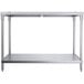 Regency 30" x 48" 14-Gauge 304 Stainless Steel Poly Top Table with 3/4" Thick Poly Top and Undershelf Main Thumbnail 4