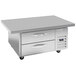 A Beverage-Air stainless steel commercial chef base with two drawers.