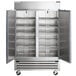 Beverage-Air HBRF49HC-1-A Horizon Series 52" Stainless Steel Solid Door Dual Temperature Reach-In Refrigerator / Freezer Main Thumbnail 6