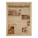 Kraft newspaper deli wrap with images and text.