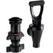 A black plastic CaterGator beverage dispenser faucet.