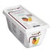 A white container of Les Vergers Boiron Pineapple 100% Fruit Puree.