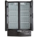 Beverage-Air MT21-1B Marketeer 39" Black Refrigerated Glass Door Merchandiser with LED Lighting Main Thumbnail 5