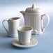 Homer Laughlin by Steelite International HL3317000 Gothic 7.5 oz. Ivory (American White) China Cup - 36/Case Main Thumbnail 2