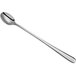 An Arcoroc stainless steel iced tea spoon with a long silver handle.