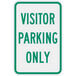 Customer Visitor Parking Signs