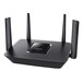 A black Linksys EA8300 wireless router with multiple antennas.