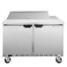 Beverage-Air SPE48HC-10 Elite Series 48" 2 Door Refrigerated Sandwich Prep Table Main Thumbnail 1