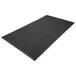 A black rectangular wiper mat with a gray border.