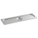 Carlisle 60700HLC DuraPan 1/2 Size Long Solid Stainless Steel Steam Table / Hotel Pan Cover - 24 Gauge Main Thumbnail 3