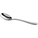 A Libbey stainless steel bouillon spoon with a silver handle and spoon.