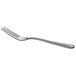 A Libbey stainless steel utility/dessert fork with a silver handle.