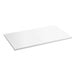 A white rectangular Regency Poly table top with a white background.