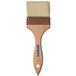 A Carlisle Sparta Chef Series boar bristle pastry/basting brush with a wooden handle.