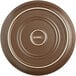 Acopa Embers 9 1/2" Hickory Brown Matte Coupe Stoneware Plate - 12/Case Main Thumbnail 4