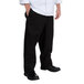 Chef Revial Unisex Black Chef Trousers Main Thumbnail 3