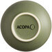 An Acopa moss green stoneware bowl.
