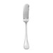 A Sant'Andrea Donizetti 18/10 stainless steel butter spreader with a black handle.