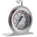 A Cooper-Atkins oven thermometer with a red dial.