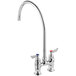 Waterloo Deck Mount Faucet with 12" Gooseneck Spout and 4" Centers Main Thumbnail 4