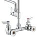 Waterloo 1.15 GPM Wall-Mounted Pre-Rinse Faucet with 8" Centers and 12" Add-On Faucet Main Thumbnail 4
