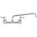 Waterloo Wall-Mounted Faucet with 8" Centers and 12" Swing Spout Main Thumbnail 5