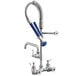 Waterloo 0.65 GPM Low Profile Wall-Mounted Pre-Rinse Faucet with 8" Centers and 6" Add-on Faucet Main Thumbnail 3