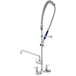 Waterloo 1.15 GPM Wall-Mounted Pre-Rinse Faucet with 8" Centers and 14" Add-On Faucet Main Thumbnail 3