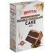 A white and brown box of Krusteaz Professional Double Chocolate Cake Mix.