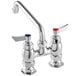 Waterloo Deck-Mounted Faucet with 4" Centers and 8" Swing Spout Main Thumbnail 4