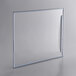 An Avantco white metal frame with a glass door for a freezer.