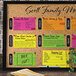 A cork board with colorful notes including yellow and white and Oxford 3" x 5" assorted color ruled index cards.