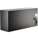 Avantco UBB-72S-GT 72" Black Underbar Height Narrow Sliding Glass Door Back Bar Refrigerator with Galvanized Top and LED Lighting Main Thumbnail 4