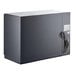 Avantco UBB-48-GT 48" Black Underbar Height Narrow Solid Door Back Bar Refrigerator with Galvanized Top and LED Lighting Main Thumbnail 4