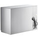 Avantco UBB-48-GT-S 48" Stainless Steel Underbar Height Narrow Solid Door Back Bar Refrigerator with Galvanized Top and LED Lighting Main Thumbnail 3