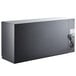 Avantco UBB-72-GT 73" Black Underbar Height Narrow Solid Door Back Bar Refrigerator with Galvanized Top and LED Lighting Main Thumbnail 4