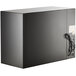 Avantco UBB-48S-GT 48" Black Underbar Height Narrow Sliding Glass Door Back Bar Refrigerator with Galvanized Top and LED Lighting Main Thumbnail 4