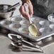 Vollrath 47054 3-Piece Stainless Steel Oval Measuring Scoop Set Main Thumbnail 1
