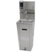 Advance Tabco 7-PS-95 Hands Free Hand Sink with Pedestal Base and Soap and Towel Dispenser Main Thumbnail 1