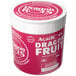 A red container of Acai Roots Premium Pitaya Dragon Fruit Sorbet with white text.