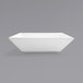 Front of the House DBO087WHP22 Kyoto 96 oz. Bright White Square Porcelain Bowl - 6/Case Main Thumbnail 1