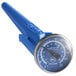 A blue AvaTemp pocket probe thermometer with a round dial.