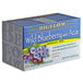 A blue box of Bigelow Wild Blueberry with Acai Herbal Tea Bags.