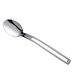 A Vollrath stainless steel serving spoon with an open handle.